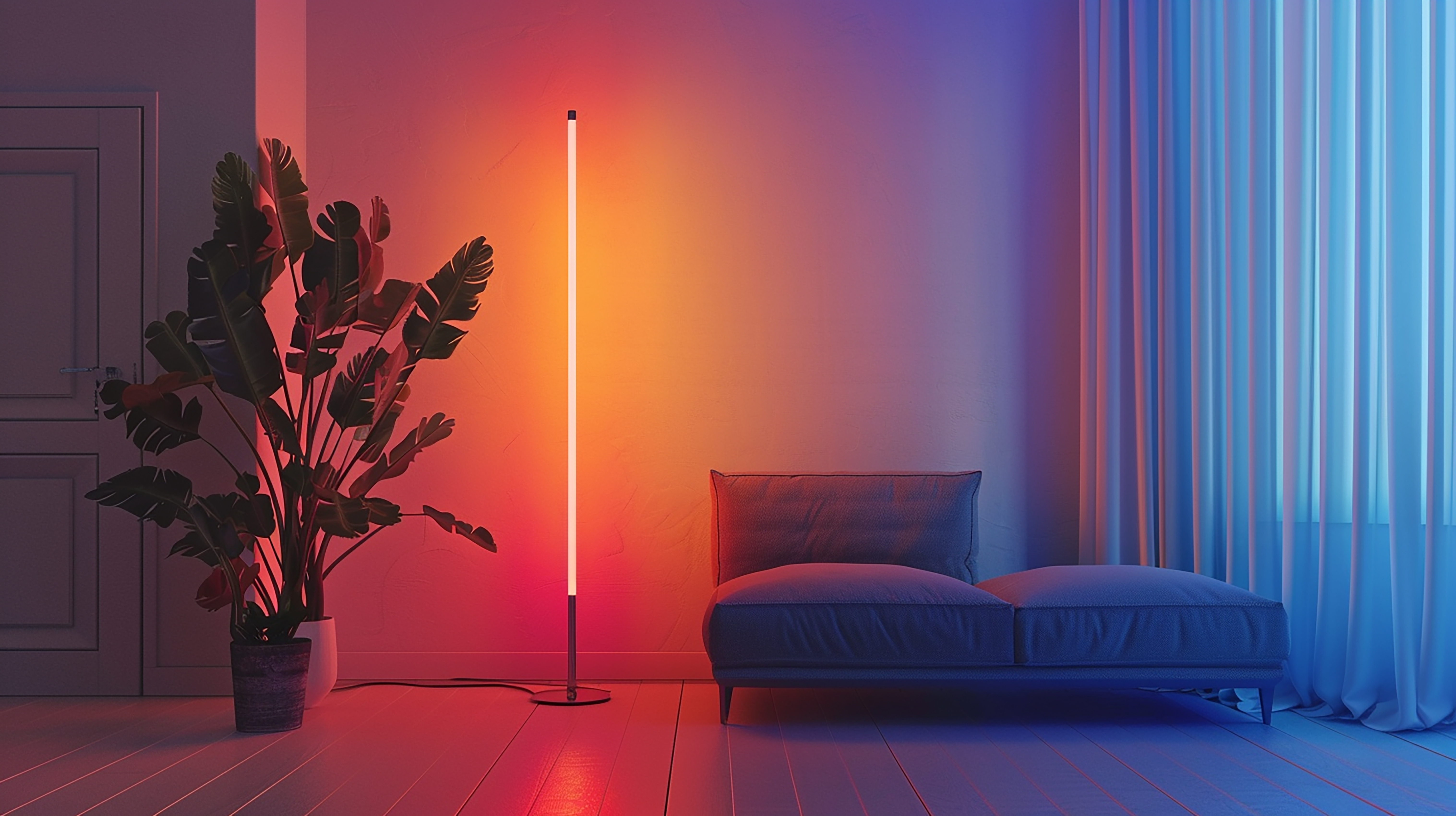 Sala acogedora con luz natural