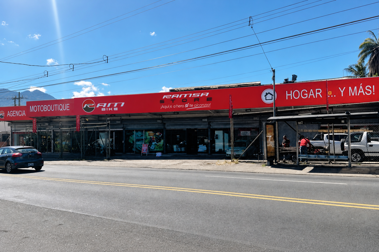 Fachada de RAMSA Store en Barrio Cuba, San José, Costa Rica