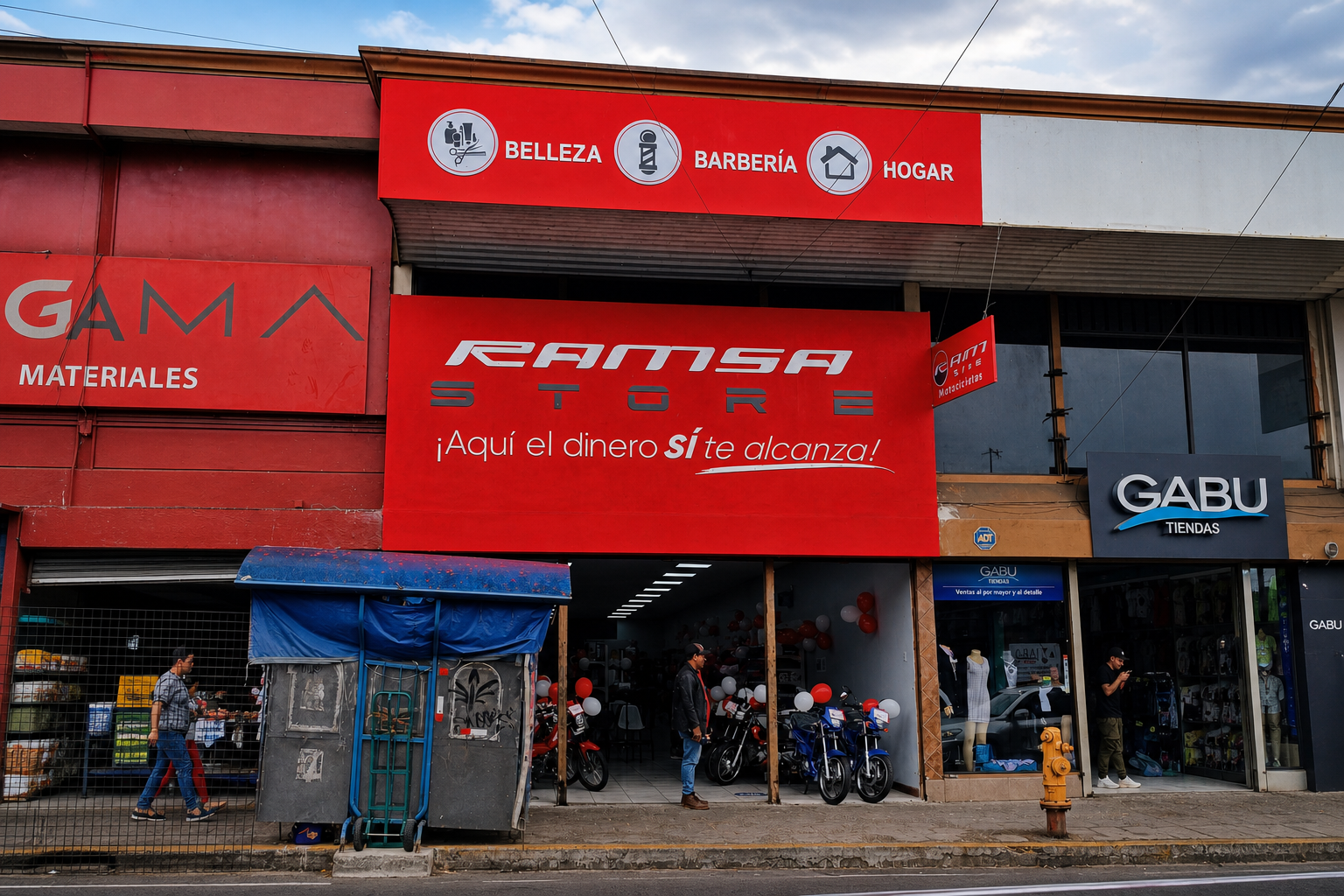 Fachada de RAMSA Store en Cartago, Costa Rica