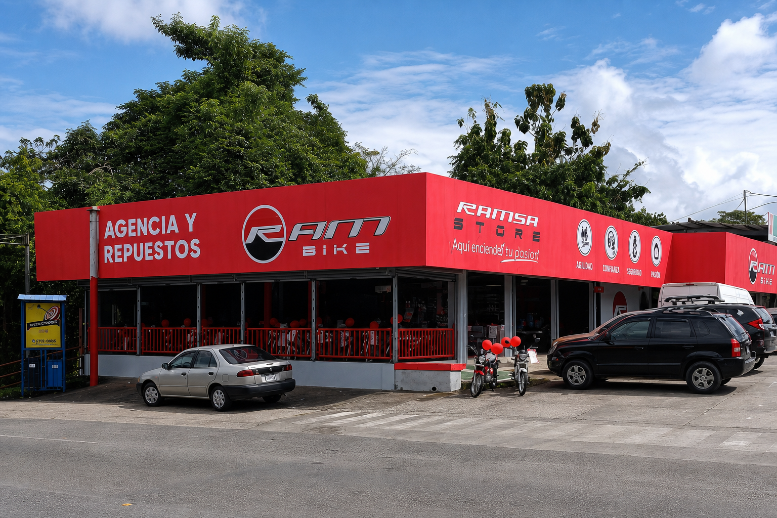 Fachada de RAMSA Store en Nicoya, Guanacaste, Costa Rica