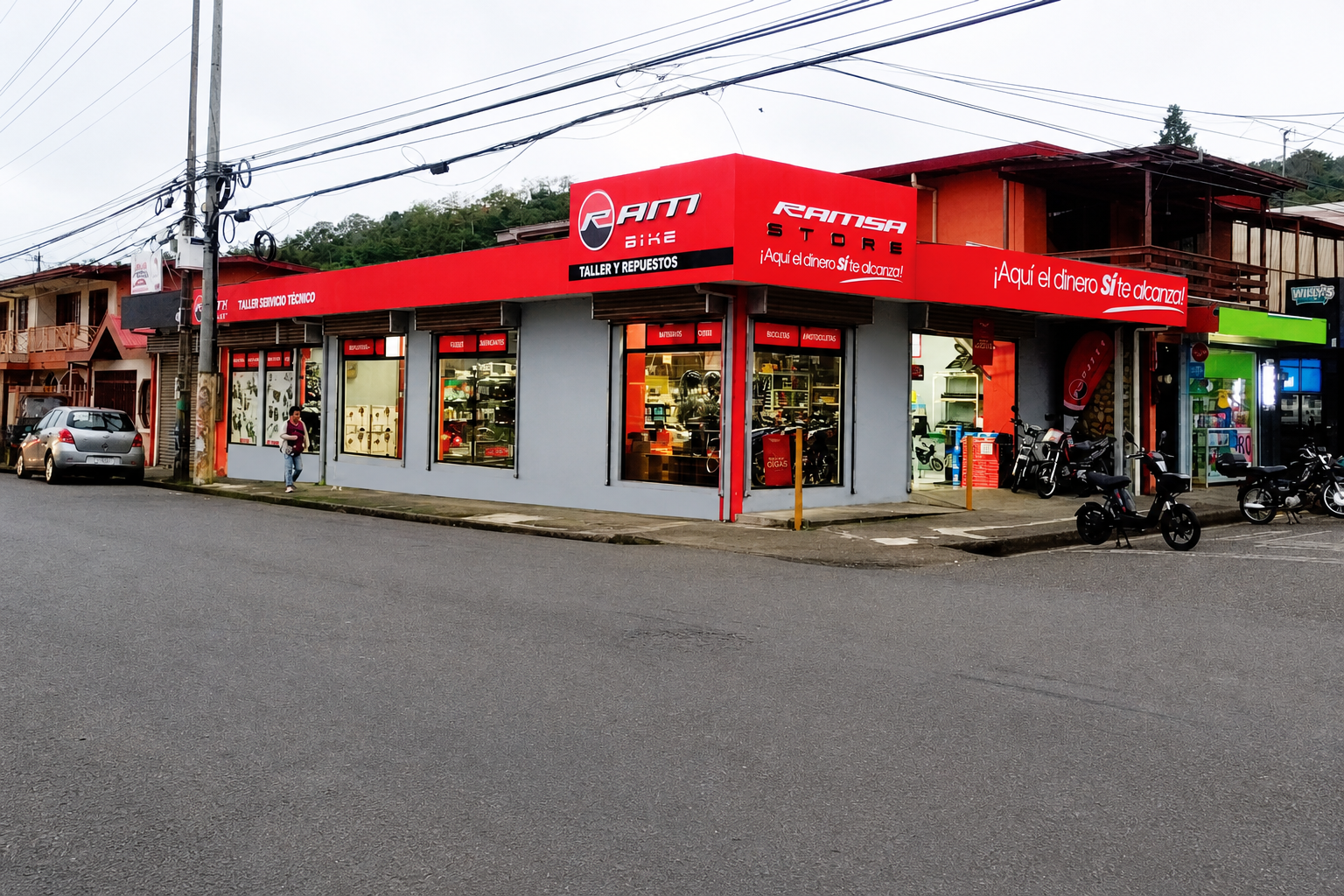 Fachada de RAMSA Store en Turrialba, Cartago, Costa Rica