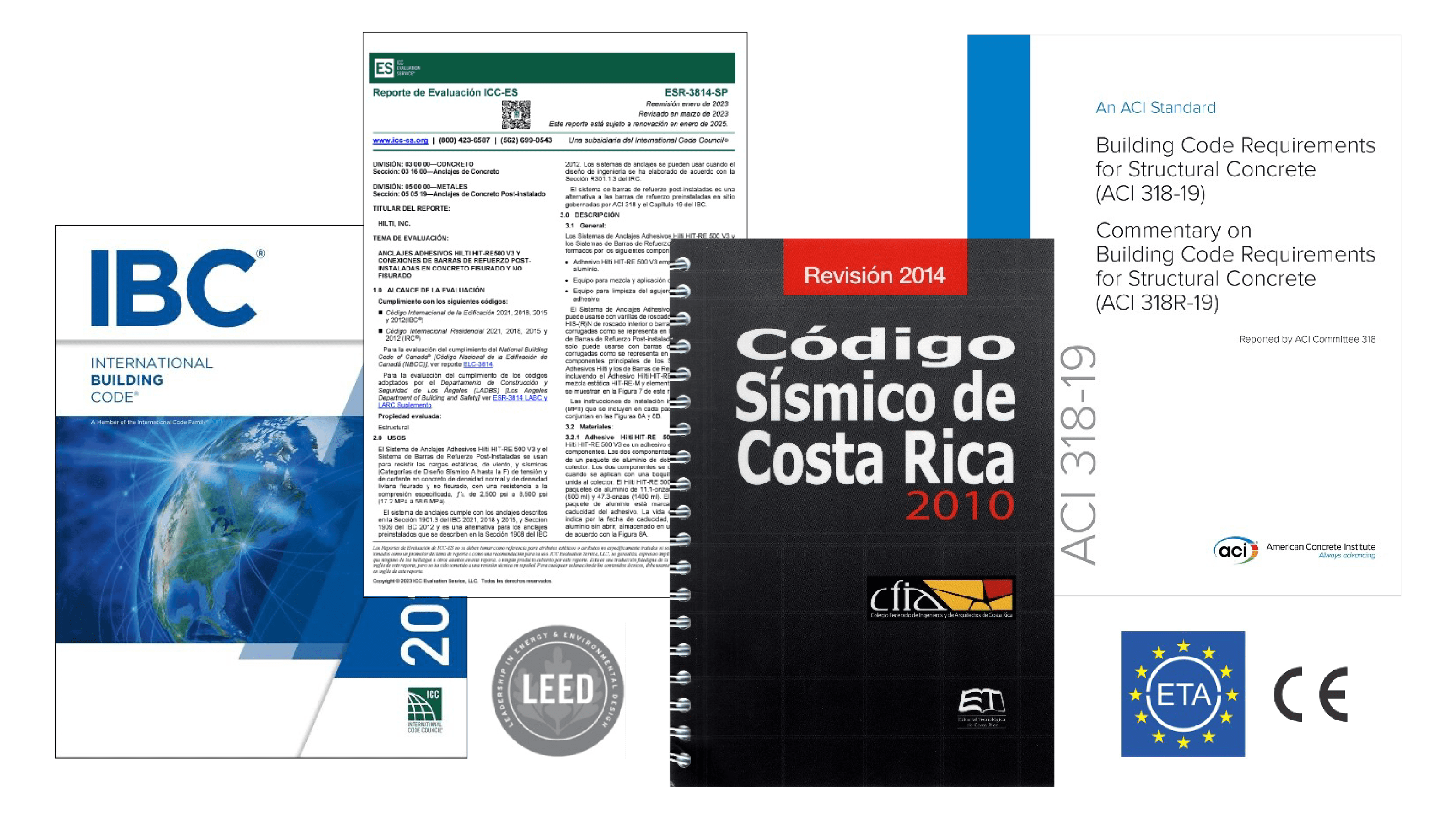 Certificaciones de anclajes Hilti